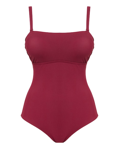 Figleaves Icon V Bar Bandeau Swimsuit