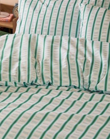 Hettie Soft Touch Striped Duvet Cover Set