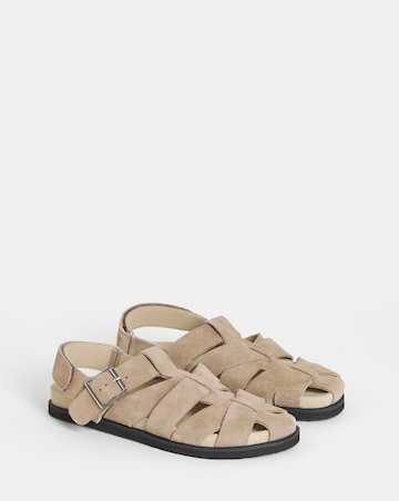 Seattle Fisherman Style Mules With Slingback - Wide Fit (E)
