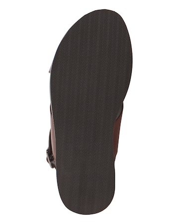 Leather Back Strap Sandal W Fit