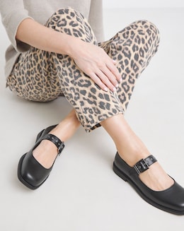 Radiance Square Toe Mary Jane Shoes Extra Wide EEE Fit