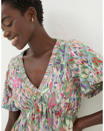 FatFace Frankie Expressive Floral Top