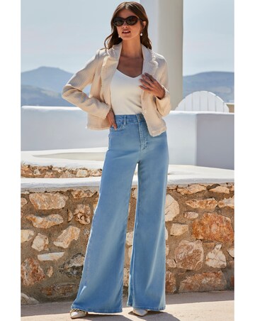 Sosandar Raw Edge Boucle Jacket