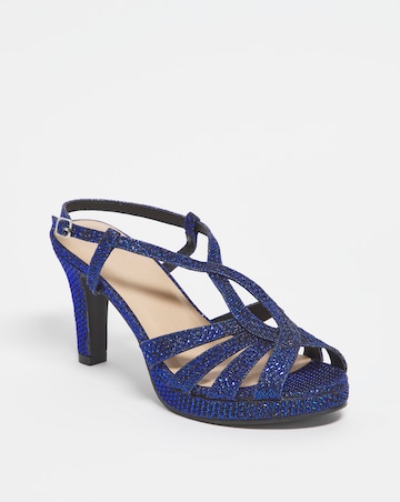 Joanna Hope Crossover Platform Sandal EEE Fit