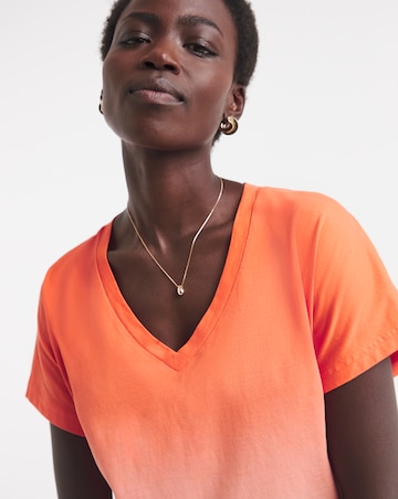 The V Neck Cotton T-Shirt