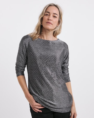 Slash Neck Longline Top