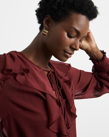 Joanna Hope Ruffle Blouse