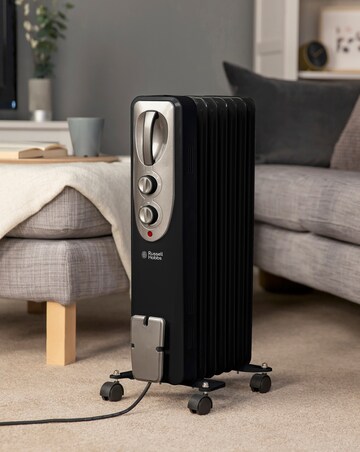 Russell Hobbs RHOFR5001B 2kW Black Oil Filled Radiator
