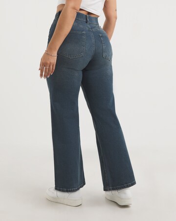 24/7 Vintage Indigo Wide Leg Jeans made with Organic Cotton