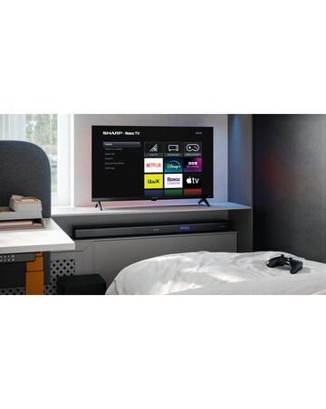 Sharp 1T-C32HD2225KB 32in Smart HD Roku Freely LED TV