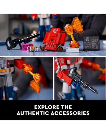 LEGO Icons Optimus Prime, Transformers Robot Model Set 10302