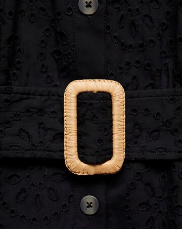 Mango Shirly Broiderie Anglaise Mini Shirt Dress