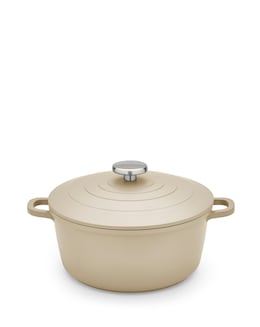 Morphy Richards Cast Aluminium 24cm Cream Casserole Dish