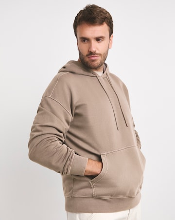 Garment Dyed Relax Fit Overhead Hoodie