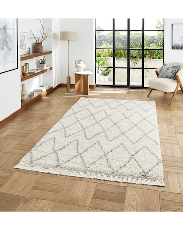 Think Rugs Boho Fringe Rug