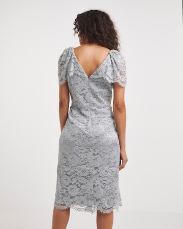 Joanna Hope Lace Shift Dress
