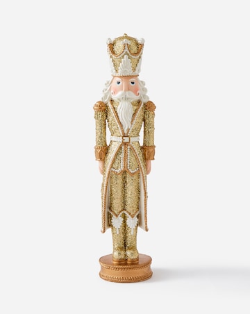Gold Glitter 35cm Nutcracker