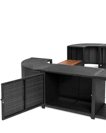 Lay-Z-Spa 188cm Square Rattan Hot Tub Surround