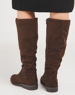 Evren Ruched Boot - Wide Fit (E) &amp; Standard Calf