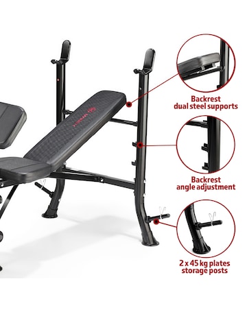 Marcy BE1000 Adjustable Workout Weight Bench