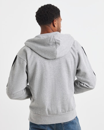 adidas 3 Stripes Fleece Full Zip Hoodie