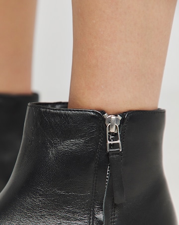 Lucinda Leather Side Zip Boot Wide E Fit