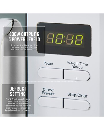 Swan SM4421WHT 20L White Digital Microwave