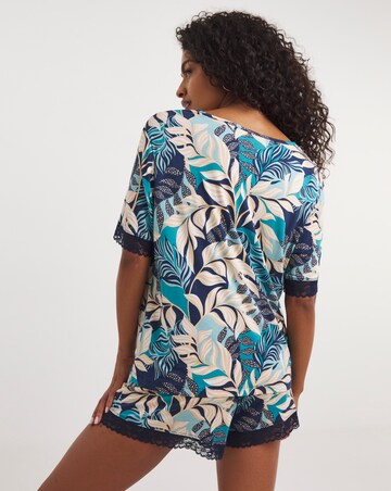 Luxurious Viscose Built In Support Pyjama Shortie Set