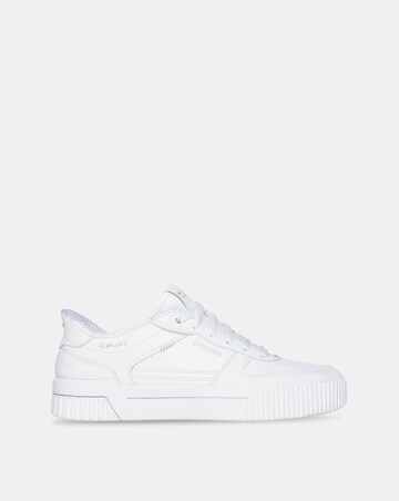 Skechers White Jade Put It In Neutral Slip-In Trainers - Standard Fit (D)