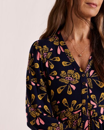 Julipa Button Jersey Midi Dress