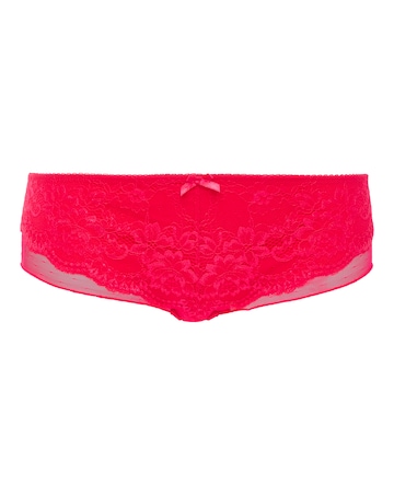 Figleaves Juliette Lace Short - Red