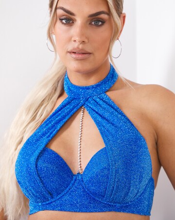 Ann Summers La Isla Bonita Underwired Bikini Top Cobalt