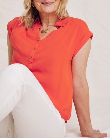 Julipa Turn Back Cuff Blouse