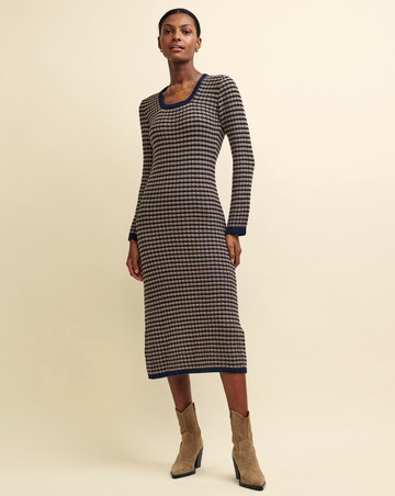 Nobody's Child Textured Midi Dress