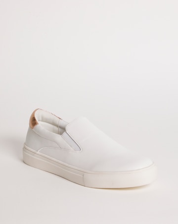 Elasticated Slip On Trainer - Wide Fit (E)