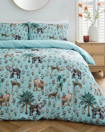 Jaipur Leopard Border Duvet Cover Set