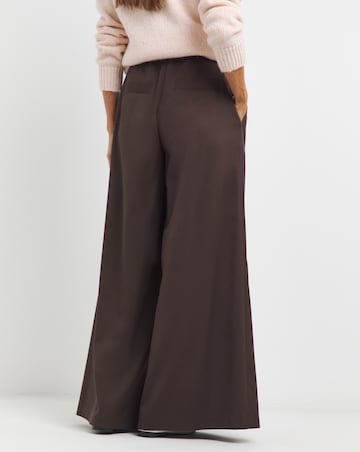 Chocolate Wide Leg Trousers