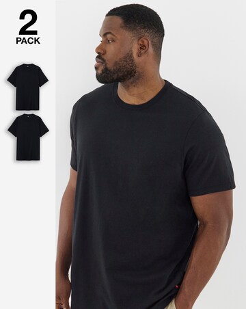 Levi's 2 Pack Lounge T-Shirt - Black