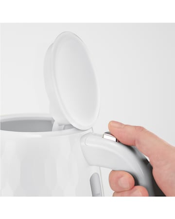 Russell Hobbs 26050 Textured Honeycomb White Kettle