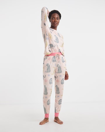 Chelsea Peers Jersey Crew Neck Pyjama Set