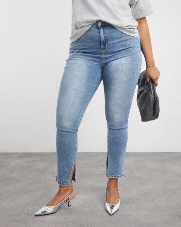 Light Blue Side Split Jean