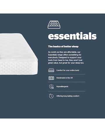 Silentnight Essentials Open Coil Rolled Mattress - Firm