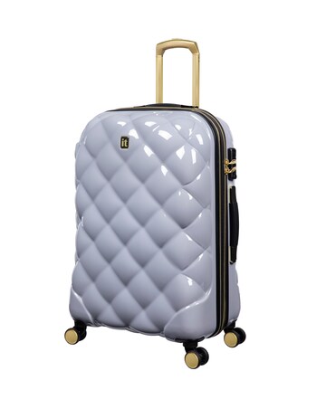 IT Luggage St Tropez Trois Medium Suitcase - Silver