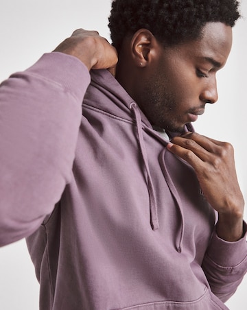 Union Relaxed Hooded Sweatshirt - Plum