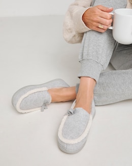 Loretta Ballet Slipper With Bow - Extra Wide Fit (EEE)