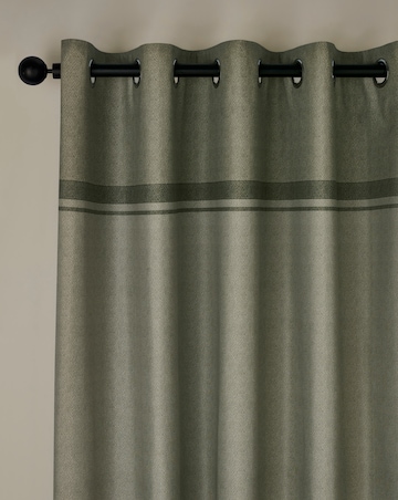 Catherine Lansfield Melville Eyelet Lined Curtains