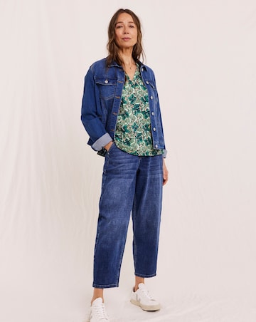 Julipa Notch Neck Cotton T-shirt