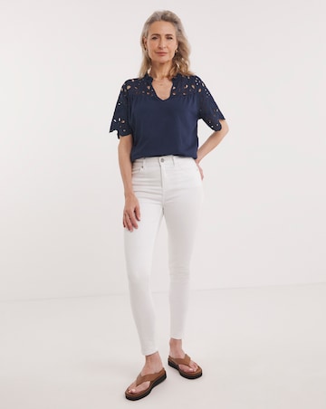 Julipa Cut Out Broderie Top