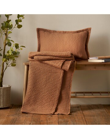 Pineapple Elephant Jaipur Waffle Cotton Cushion