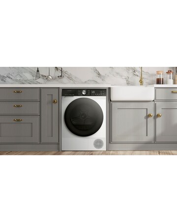 Hisense 5S Series DH5S102BW 10Kg Heat Pump Tumble Dryer - White